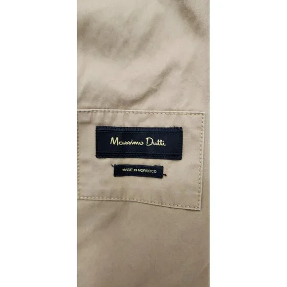 Massimo Dutti Women’s Trench Coat With Belt Brown Size M - Picture 14 of 16